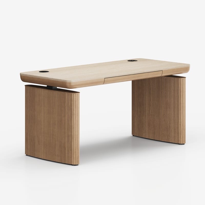 Fusion Stria Standing Desk | Modern Electric Sit-Stand Desk with